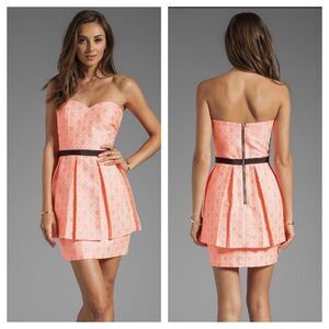 Dolce Vita Revolve Amica Tapestry Strapless Dress